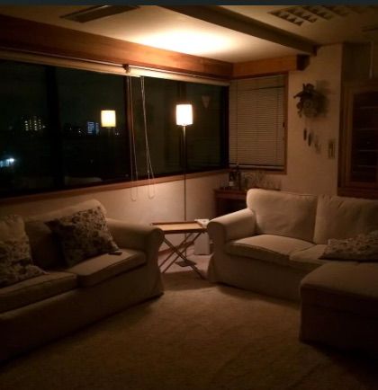 リビング - 東京都内 60,000円（電気水道ガスネット代全て込み）ルームメート募集。} - ルームシェアルームメイト