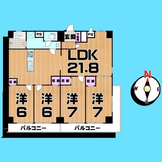 間取り図 - 赤羽、王子/ルームメート募集} - ルームシェアルームメイト