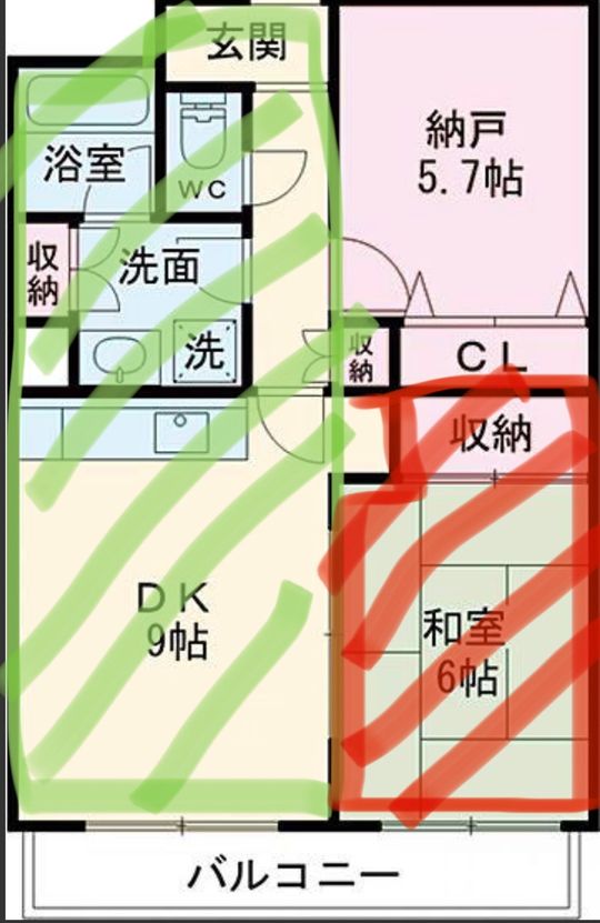 間取り図 - 芦花公園駅すぐ} - ルームシェアルームメイト