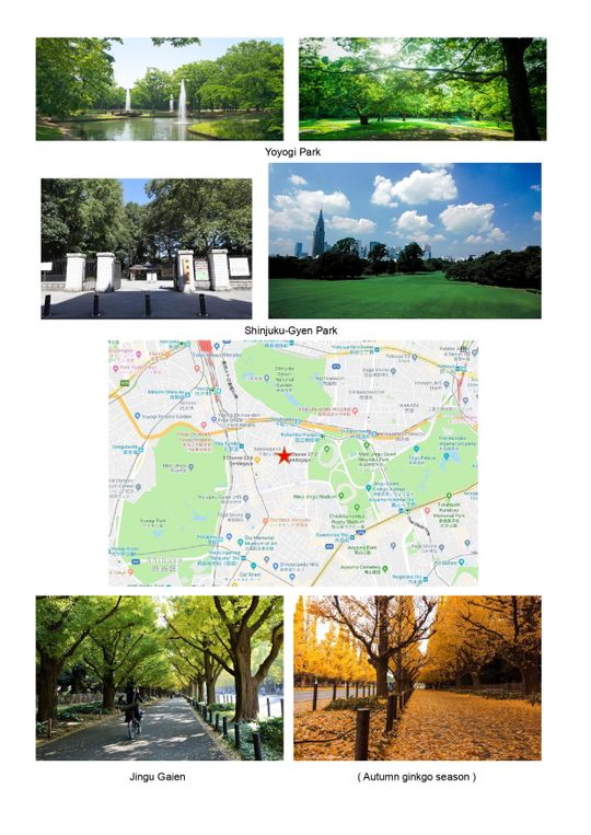 その他 - 緑の多い原宿の住宅街エリア 千駄ヶ谷にある シェアアパートでシングル個室８畳間（13sqm）女性専用。（地域最安で環境Top）} - ルームシェアルームメイト