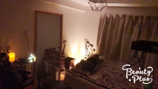 ベッド - 広々、ハーフバルコニー付1LDKです。} - ルームシェアルームメイト