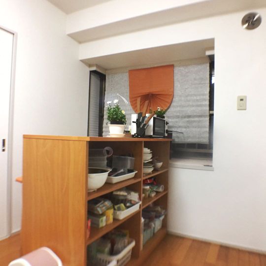 キッチン - 文京区小石川白山通り 45平米2dk マンション６畳洋室 女性ルームメイト募集} - ルームシェアルームメイト