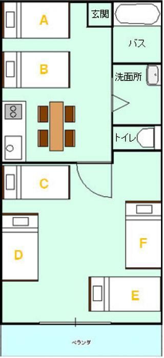 ベランダ - 五反田高級マンションゲストハウスで初月1万円キャンペーン！} - ルームシェアルームメイト