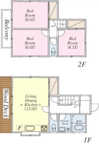 間取り図 - exchange students are welcome korean/english is ok} - ルームシェアルームメイト