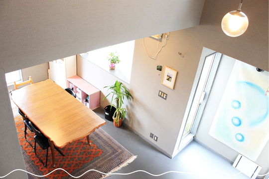 リビング - 京王井の頭線『西永福駅』徒歩6分!オシャレな一戸建て!} - ルームシェアルームメイト