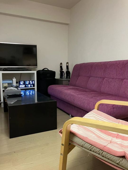 リビング - 渋谷８分オートロックマンション} - ルームシェアルームメイト