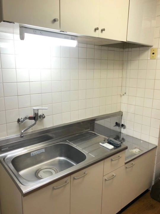 キッチン - 渋谷区桜丘町にある2DKの洋室が空いています！ルームメイト、シェアメイト募集中です！} - ルームシェアルームメイト