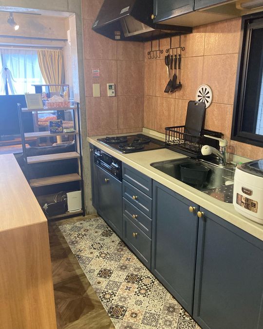 キッチン - 猫は既に入居済！川崎で猫と暮らすシェアハウス★} - ルームシェアルームメイト