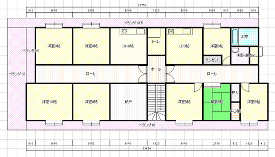 間取り図 - ■学生専用 国際交流ができるシェアハウス 西武新宿線「武蔵関駅」駅前 月額65,000円～} - ルームシェアルームメイト