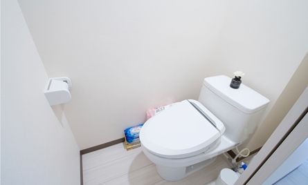 トイレ - 2ヶ月間賃料無料◆5千円だけで入居可能◆完全個室◆女性専用◆池袋まで電車で6分の駅もスグそこ!!} - ルームシェアルームメイト