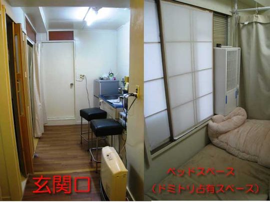 玄関 - 鶯谷駅から徒歩1分! 職業不問! 便利な立地の女性専用物件です。} - ルームシェアルームメイト