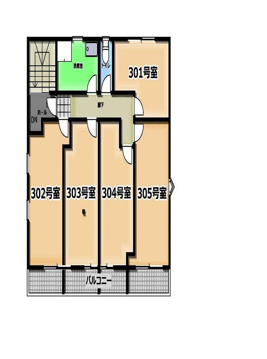 間取り図 - 家賃26,500円　千代田線　始発　北綾瀬駅徒歩圏内} - ルームシェアルームメイト