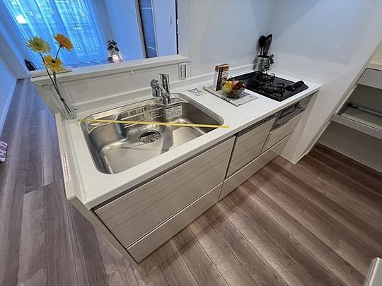 キッチン - 門前仲町駅徒歩3分、リノベマンション} - ルームシェアルームメイト