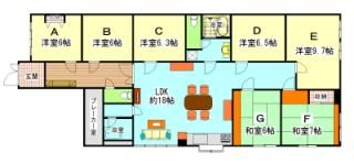 間取り図 - 集まれ！音楽家！楽器相談okの女性限定シェアハウス} - ルームシェアルームメイト