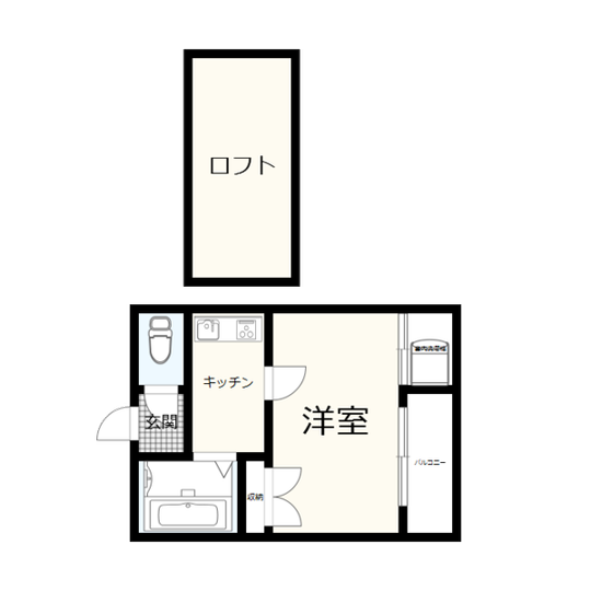 間取り図 - 普通の賃貸/ネット無料/保証会社通らない方、相談に乗ります。} - ルームシェアルームメイト