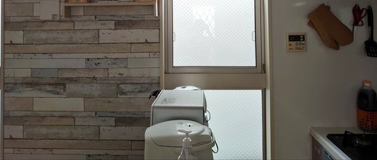 キッチン - 北区の一戸建て。シェアメイト募集。} - ルームシェアルームメイト