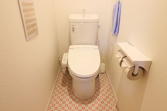 トイレ - ３９歳未満限定！！初期費用は保証金の１５，０００円のみ！！２ヶ月賃料無料！！清潔感のある個室タイプのシェアハウスです。} - ルームシェアルームメイト