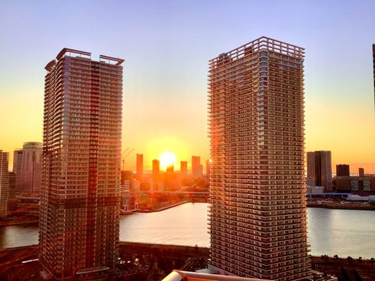 ベランダ - タワーマンション最上階★オリンピック村のお洒落な晴海エリア} - ルームシェアルームメイト