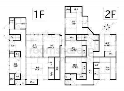 間取り図 - ルンバやPS3も使い放題} - ルームシェアルームメイト