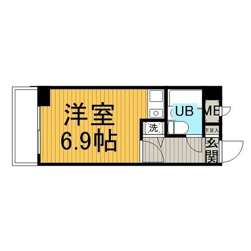 間取り図 - 南林間　駅5分、1Rマンションを　曜日別でシェアしませんか} - ルームシェアルームメイト