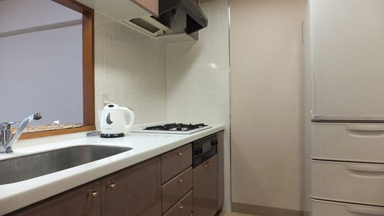 キッチン - 【女性限定】落ち着いたマンションでルームシェア　コンビニ至近　駐車場有} - ルームシェアルームメイト