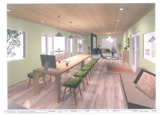 ダイニング - デザイナーズ社会貢献シェアハウス} - ルームシェアルームメイト