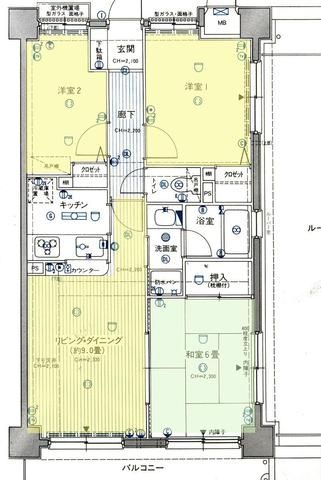 間取り図 - シェアメイト　募集} - ルームシェアルームメイト