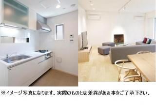 キッチン - 新装デザイナーズシェアハウス} - ルームシェアルームメイト