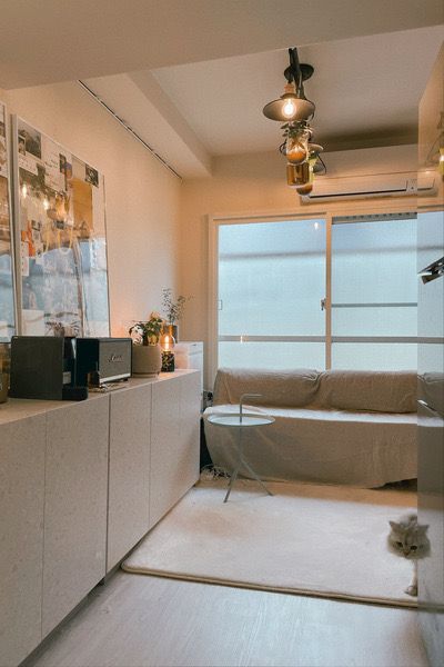 リビング - 山手線目白駅徒歩6分！学習院の裏手の低層マンション} - ルームシェアルームメイト