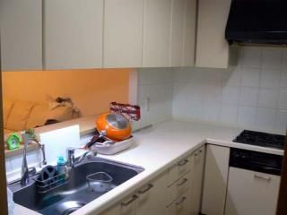 キッチン - 大手町、有楽町、銀座に５分の、豊洲＆木場３ＬＤＫ新型マンション　女性限定　シェアメイト２人} - ルームシェアルームメイト