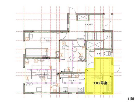 間取り図 - 女性限定のシェアハウス☆102号室☆} - ルームシェアルームメイト