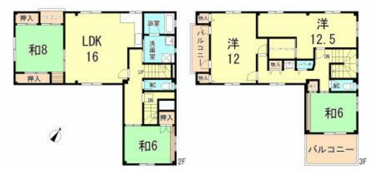 間取り図 - 駅近ルームシェア} - ルームシェアルームメイト