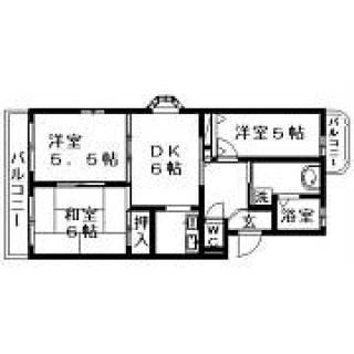 間取り図 - ルームシェア、個室！ } - ルームシェアルームメイト