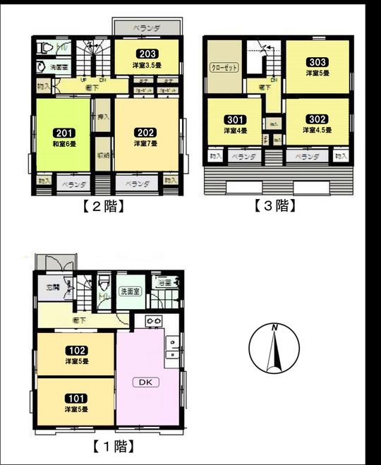 間取り図 - ★鍵付き個室・17,500円（注）～・女性限定・人気の亀有のシェアハウス★} - ルームシェアルームメイト