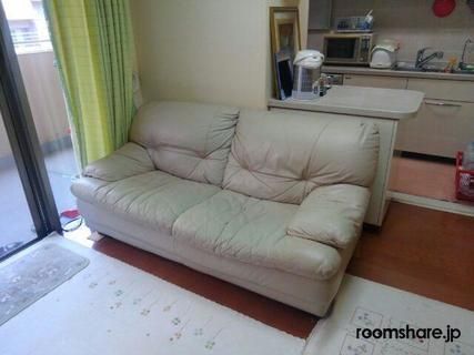 リビング - 快適、綺麗、横浜、東京へのアクセス抜群} - ルームシェアルームメイト