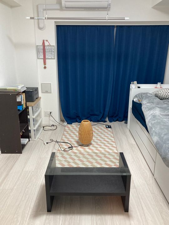 リビング - 【新築】ドラム式洗濯機完備　洗濯乾燥自動} - ルームシェアルームメイト