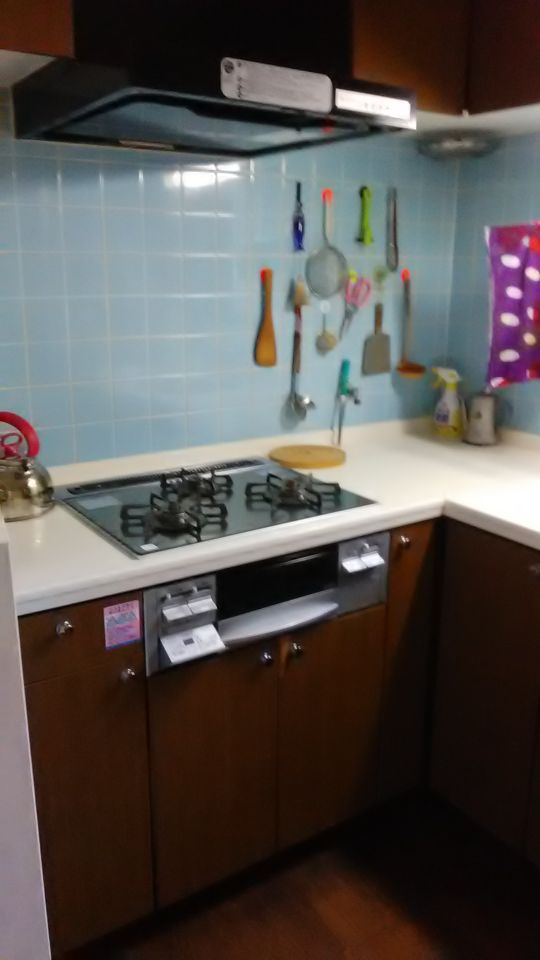 キッチン - 【個室】 少人数　お庭の隣の静かな部屋です} - ルームシェアルームメイト